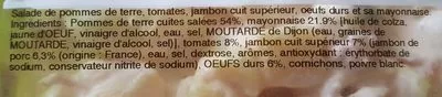 List of product ingredients Piemontaise Mix Buffet 