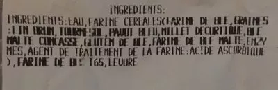 Liste des ingrédients du produit Pains aux Céréales Leclerc 