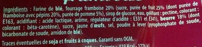 List of product ingredients Gâteau Breton Framboise Ty Délice 350 g