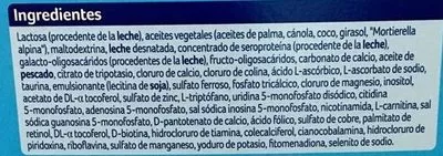 Liste des ingrédients du produit Almirón advance con pronutra+ Nutricia 