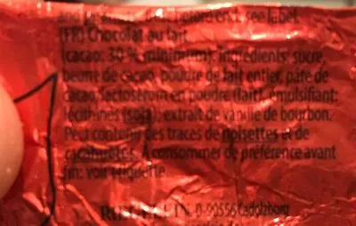 Lista de ingredientes del producto Weihnachtsmann Vollmilch 60g Riegelein (Schokonikolaus) RIEGELEIN 60 g