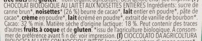 List of product ingredients Lait noisettes entières Vivani 100 g
