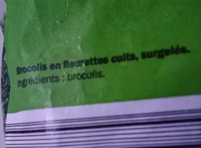 Liste des ingrédients du produit Brocolis Freshona 