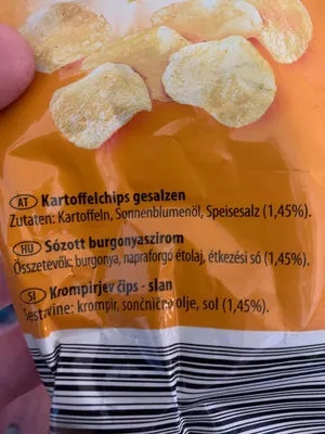 Liste des ingrédients du produit chips Snack Fun 