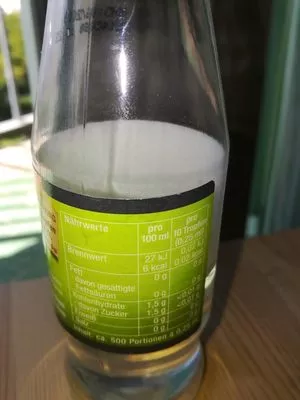 Liste des ingrédients du produit Flüssigsüße Stevia Borchers 125 ml