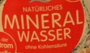 List of product ingredients Natürliches Mineralwasser K-Classic, Edeka 1,5 L e