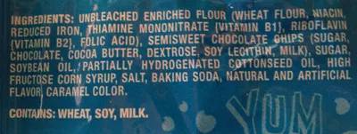 List of product ingredients Mini Chips Ahoy! Nabisco 1 OZ (28g)