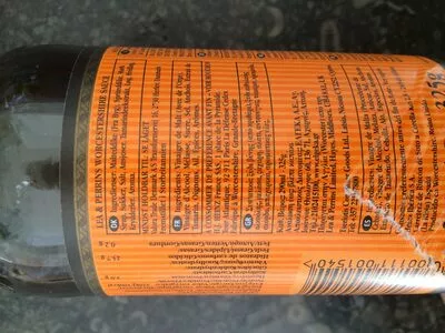 List of product ingredients Worcestershire sauce Lea & Perrins 296 ml