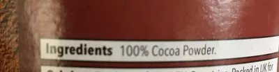 Liste des ingrédients du produit Fairtrade cocoa powder Coop 