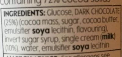 Liste des ingrédients du produit Waitrose Dark Chocolate Spread Waitrose 325 g