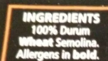 Lista de ingredientes del producto spaghetti napolina 500g