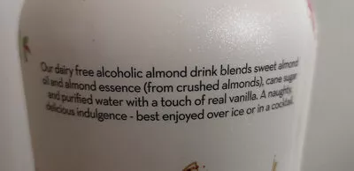 Liste des ingrédients du produit Almande dairy free almond drink Baileys 700 ml