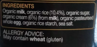 List of product ingredients Divine Rice Traditional Rachel's, Rachel's Organic 500 g
