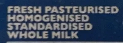 Lista de ingredientes del producto Fresh Whole British Milk Watsons 
