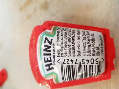 Lista de ingredientes del producto heinz tomato ketchup  heinz  29 g