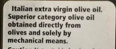 List of product ingredients Tesco Italian Extra Virgin Olive Oil Tesco 