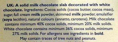 List of product ingredients Egg On My Face Hotel Chocolat 200 g