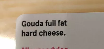 List of product ingredients Gouda cheese Tesco 250g
