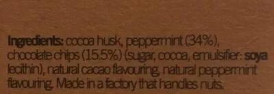 List of product ingredients Chocolate & Mint  