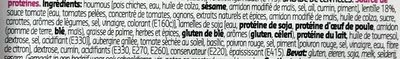 List of product ingredients Salade de lentilles Delhaize 185 g