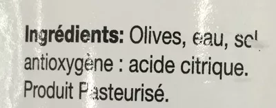 Liste des ingrédients du produit Olives vertes avec noyaux Winny 320 g (200 g égoutté)