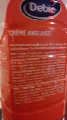 Liste des ingrédients du produit Creme anglaise Debic 
