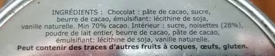 Lista de ingredientes del producto Langues De Chat 190g 18 Langues De Chat En Chocolat  190 g