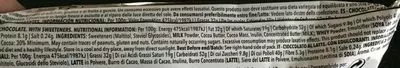 List of product ingredients Zero milk chocolate Prozis 