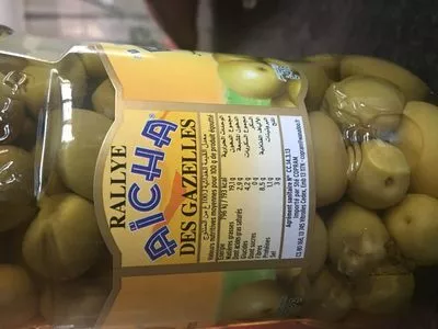 Liste des ingrédients du produit Olives vertes entieres  