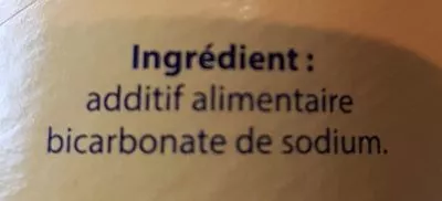 Lista de ingredientes del producto Bicarbonate alimentaire Portland 400 g