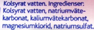 Lista de ingredientes del producto Loka Naturell Loka, Spendrups 33 cl
