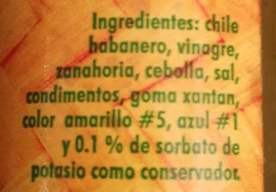 Liste des ingrédients du produit Salsa Loltun Habanero Verde 150gr LOL-TUN 150g
