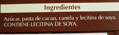 Liste des ingrédients du produit Moctezuma Chocolate Moctezuma 250 g