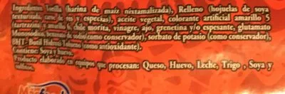 Liste des ingrédients du produit Taquitos Res Alamesa 720 g