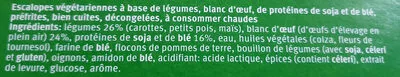 List of product ingredients Triangles de légumes Cornatur, Migros 180 g