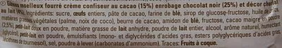 Liste des ingrédients du produit Yes Cacao Nestlé, Yes, Kochenmeister 96 g (3 x 32 g)