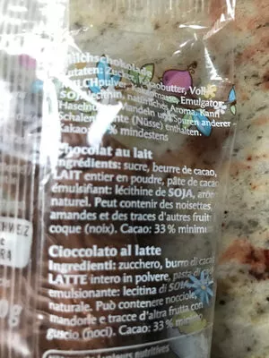 List of product ingredients Lapin en chocolat Léna 40
