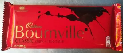 Liste des ingrédients du produit Bournville Dark Chocolate bar Cadbury 180 g