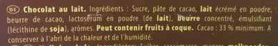 List of product ingredients Chocolat au Lait Côte d'Or 200 g