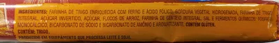 Lista de ingredientes del producto Clube Social Integral - Trigo e Flocos de Arroz Nabisco, Kraft Foods 26g
