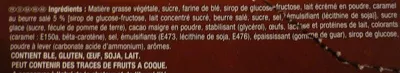 Liste des ingrédients du produit Napolitain Caramel beurre salé LU, Mondelez 174 g