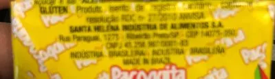 Lista de ingredientes del producto Doce De Amendoim Pacoquita Paçoquita, Santa Helena 20 g