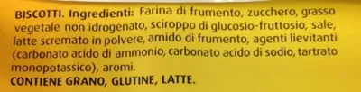 Lista de ingredientes del producto Oro Saiwa Kraft foods Italia 375 g