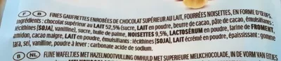 List of product ingredients Ferrero eggs noisette Ferrero 100 g