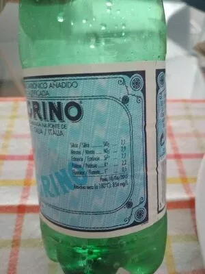 List of product ingredients San Pellegrino Mineral Water San Pellegrino 