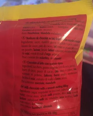 List of product ingredients Œuf en chocolat Lindor 