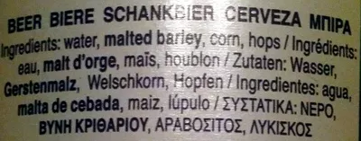 Lista de ingredientes del producto Birra Moretti Birra Moretti, Heineken 66cl