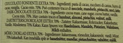 Liste des ingrédients du produit Chuao cioccolato fondente extra 70% Amedei 50 g