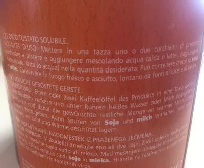Liste des ingrédients du produit Orzo tostato Don Jerez  