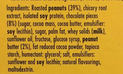Lista de ingredientes del producto Nature Valley Protein Peanut & Chocolate Bars Nature Valley 